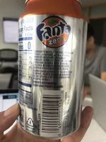 Mängden socker i Orange fanta zero sugar