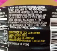 Mängden socker i Powerade Ion4 Sports Drink Lemon Lime