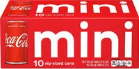 Mängden socker i Coca cola mini cans cola