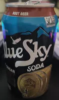 Socker och näringsämnen i Blue sky natural beverage co