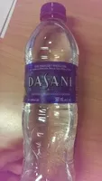 Mängden socker i Agua dasani