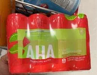 Mängden socker i Aha sparkling water