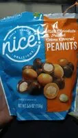 Mängden socker i Milk chocolate and peanut butter peanuts