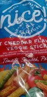 Mängden socker i Hot Cheddar flavored veggie sticks