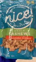 Mängden socker i Lwhole cashews