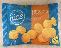 Mängden socker i Butterscotch discs hard candies