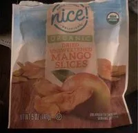 Mängden socker i Nice organic dried mango