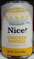 Mängden socker i Nice!, chicken noodle condensed soup