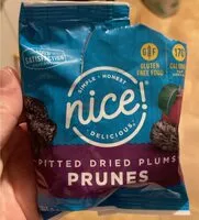 Mängden socker i Pitted Dried Plums prunes