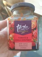 Mängden socker i Tomato and chilli chutney
