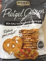 Mängden socker i Snyder's Pretzel Crisps Sea Salt & Cracked Pepper