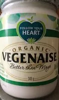 Mängden socker i Heart Organic Vegenaise