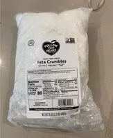Mängden socker i Feta crumbles