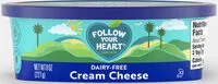 Mängden socker i Dairy free cream cheese