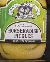 Mängden socker i Horseradish pickles