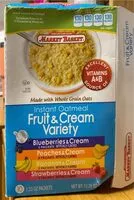 Mängden socker i Instant oatmeal