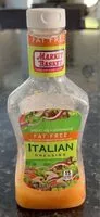 Mängden socker i Fat free italian dressing