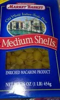 Mängden socker i Old World Italian- Style Pasta Medium Shells