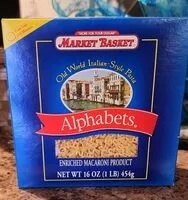 Mängden socker i Alphabets