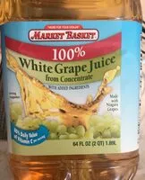 Mängden socker i 100% white grape juice from concentrate