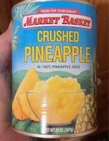 Mängden socker i Crushed pineapple