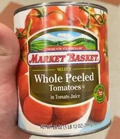 Mängden socker i Whole peeled tomatoes