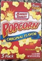 Mängden socker i popcorm