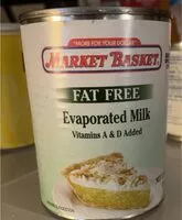 Mängden socker i Fat free evaporated milk