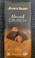 Mängden socker i Almond crunch milk chocolate