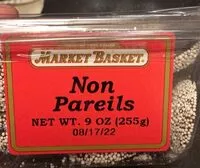 Mängden socker i Non pareils