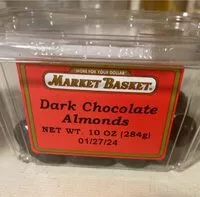 Mängden socker i Dark Chocolate Almonds