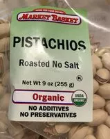 Mängden socker i roasted no salt pistachios