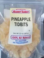 Mängden socker i Pineapple tidbits