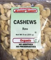 Mängden socker i CASHEWS Raw