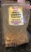 Mängden socker i Whole Cashews