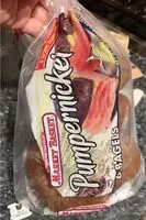 Mängden socker i Pumpernickel Bagel