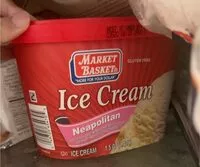 Mängden socker i Ice Cream Neapolitan