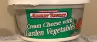 Mängden socker i Cream Cheese with Garden Vegetables