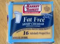 Mängden socker i Fat Free Sharp Cheddar