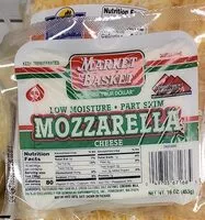Mängden socker i Low moisture part skim mozzarella cheese