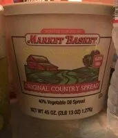 Mängden socker i original country spread