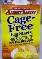 Mängden socker i 100% cage free egg substitute