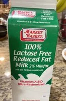 Mängden socker i 100% lactose free reduced fat milk