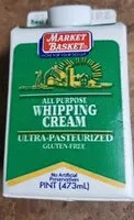 Mängden socker i All purpose whipping cream