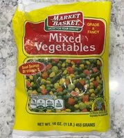 Mängden socker i mixed vegetables