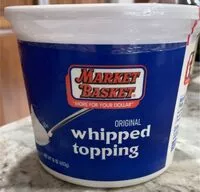 Mängden socker i Whipped topping