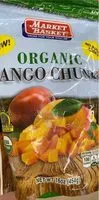 Mängden socker i Organic mango chunks
