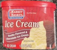 Mängden socker i Vanilla & Chocolate Ice Cream