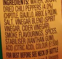 Mängden socker i Chipotle Hot Sauce