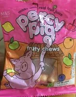 Mängden socker i Percy pigs